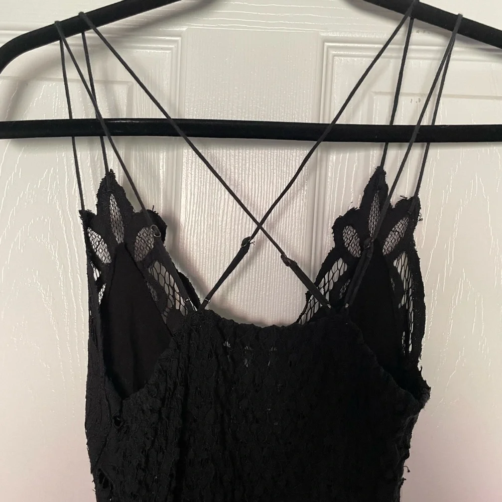 Free People Adella Slip Dress - XS Black - Picture 10 of 13